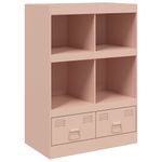 Casa si Gradina - Mobilier - Comode si corpuri - Comode - Comoda Roz 67x39x95 cm otel - Infinity.ro