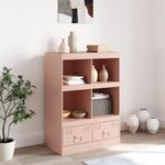 Casa si Gradina - Mobilier - Comode si corpuri - Comode - Comoda Roz 67x39x95 cm otel - Infinity.ro
