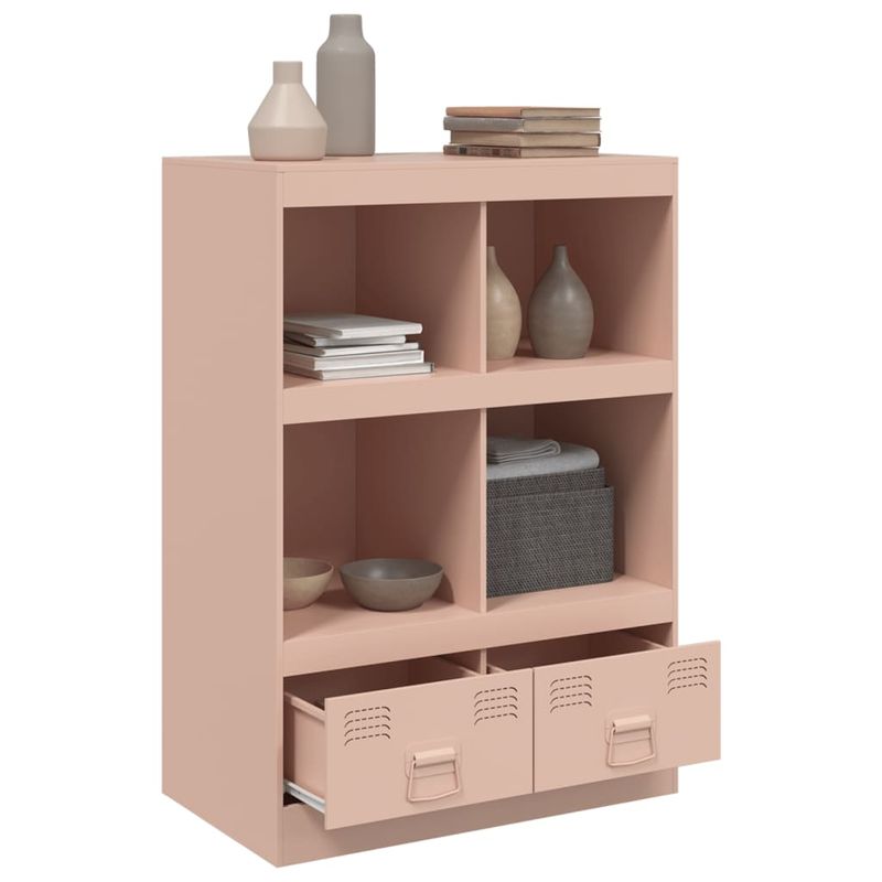 Casa si Gradina - Mobilier - Comode si corpuri - Comode - Comoda Roz 67x39x95 cm otel - Infinity.ro