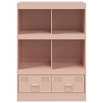 Casa si Gradina - Mobilier - Comode si corpuri - Comode - Comoda Roz 67x39x95 cm otel - Infinity.ro