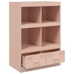Casa si Gradina - Mobilier - Comode si corpuri - Comode - Comoda Roz 67x39x95 cm otel - Infinity.ro