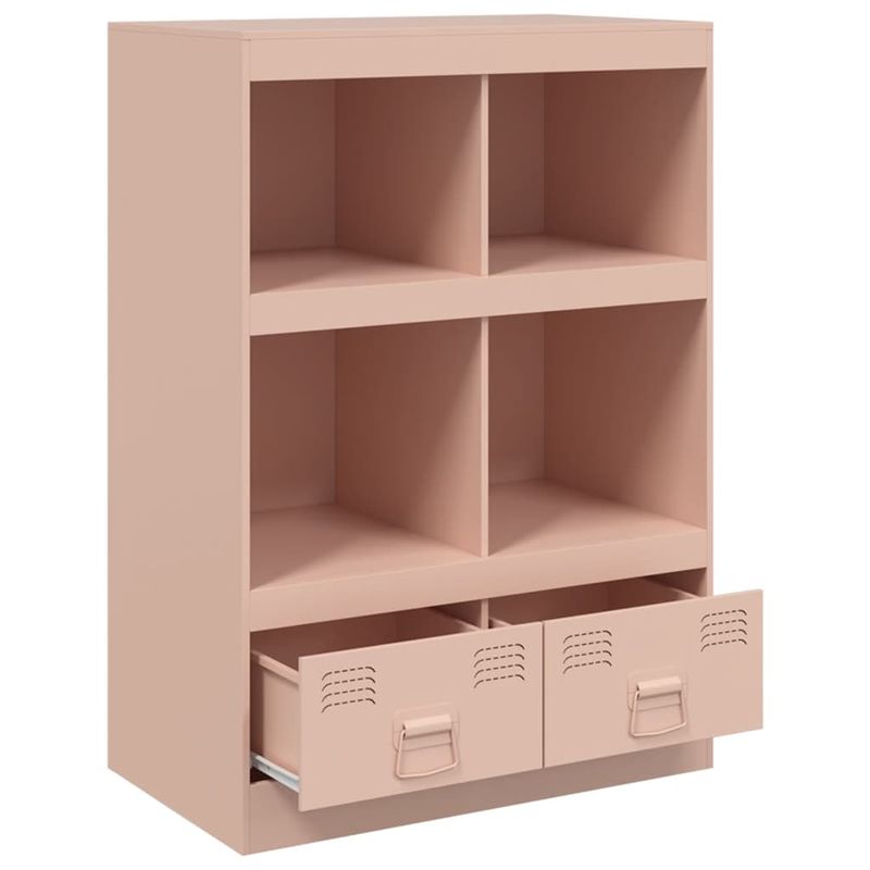 Casa si Gradina - Mobilier - Comode si corpuri - Comode - Comoda Roz 67x39x95 cm otel - Infinity.ro