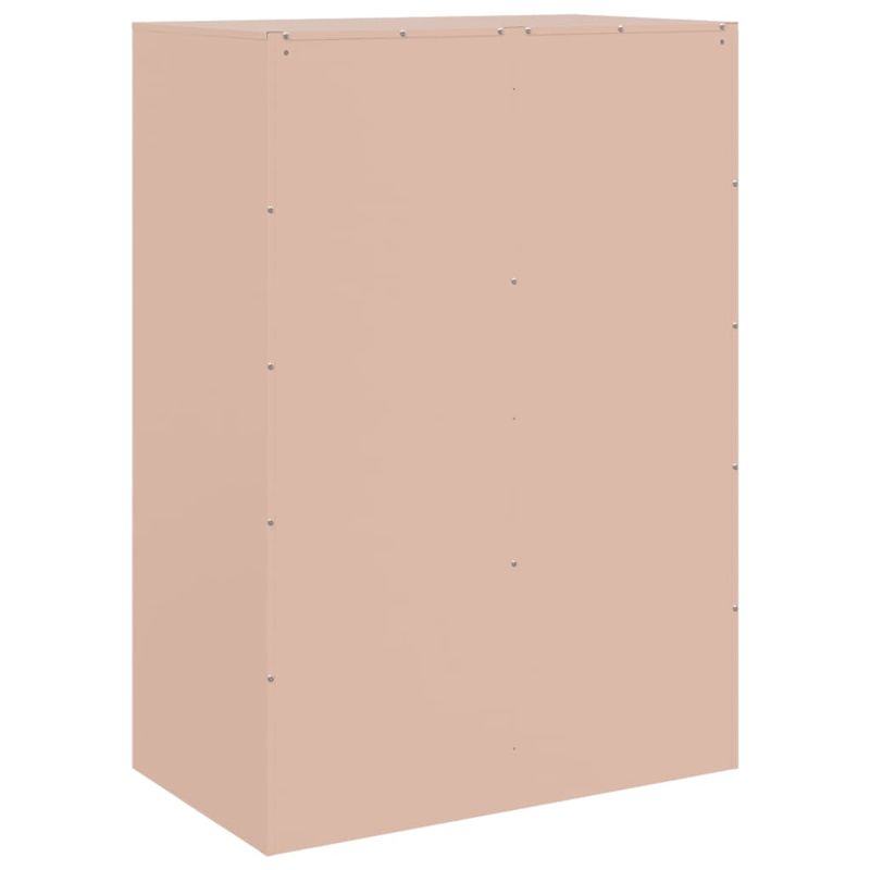 Casa si Gradina - Mobilier - Comode si corpuri - Comode - Comoda Roz 67x39x95 cm otel - Infinity.ro