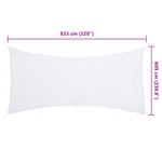Sport si Outdoor - Accesorii si echipamente sportive - Alte accesorii sportive - Plasa de camuflaj cu geanta de depozitare, alb, 833x609 cm - Infinity.ro