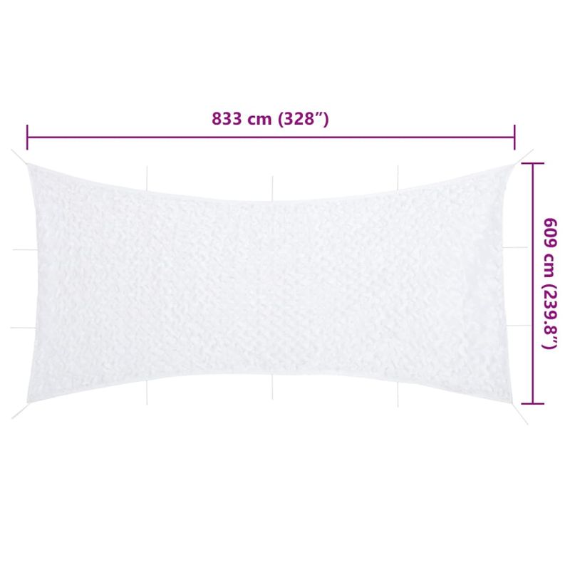 Sport si Outdoor - Accesorii si echipamente sportive - Alte accesorii sportive - Plasa de camuflaj cu geanta de depozitare, alb, 833x609 cm - Infinity.ro