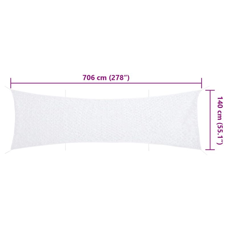 Sport si Outdoor - Accesorii si echipamente sportive - Alte accesorii sportive - Plasa de camuflaj cu geanta de depozitare, alb, 706x140 cm - Infinity.ro