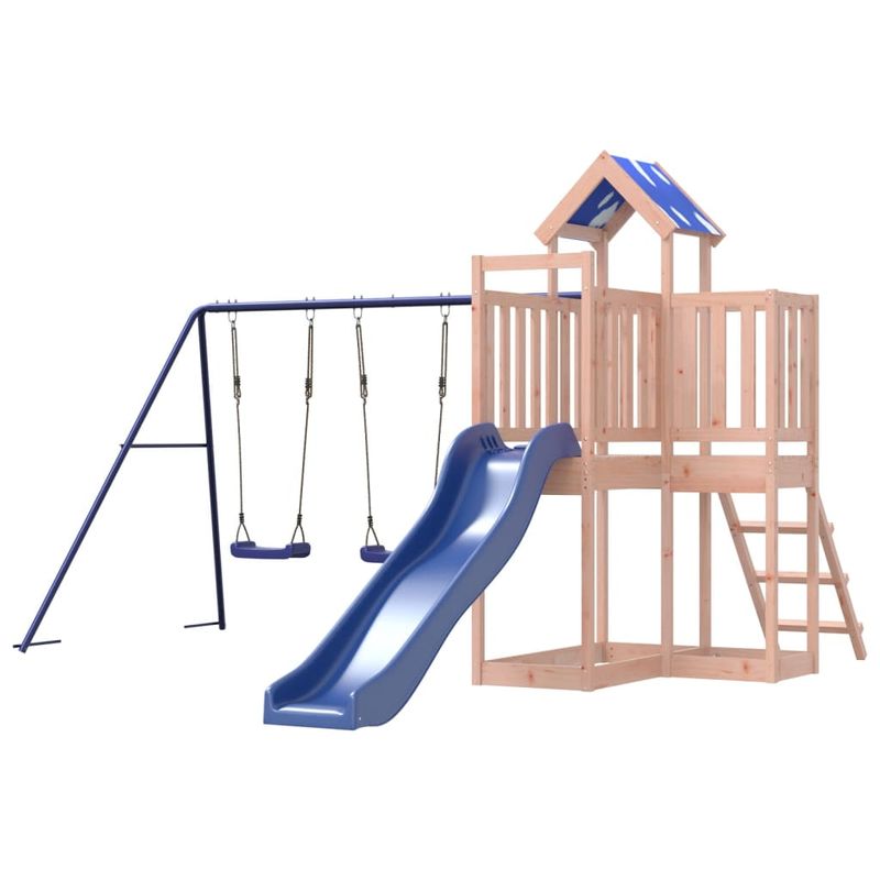 Jucarii, Copii si Bebe - Jucarii si jocuri - Jucarii de exterior - Spatii de joaca si accesorii - Set de joaca pentru exterior, lemn masiv de douglas - Infinity.ro