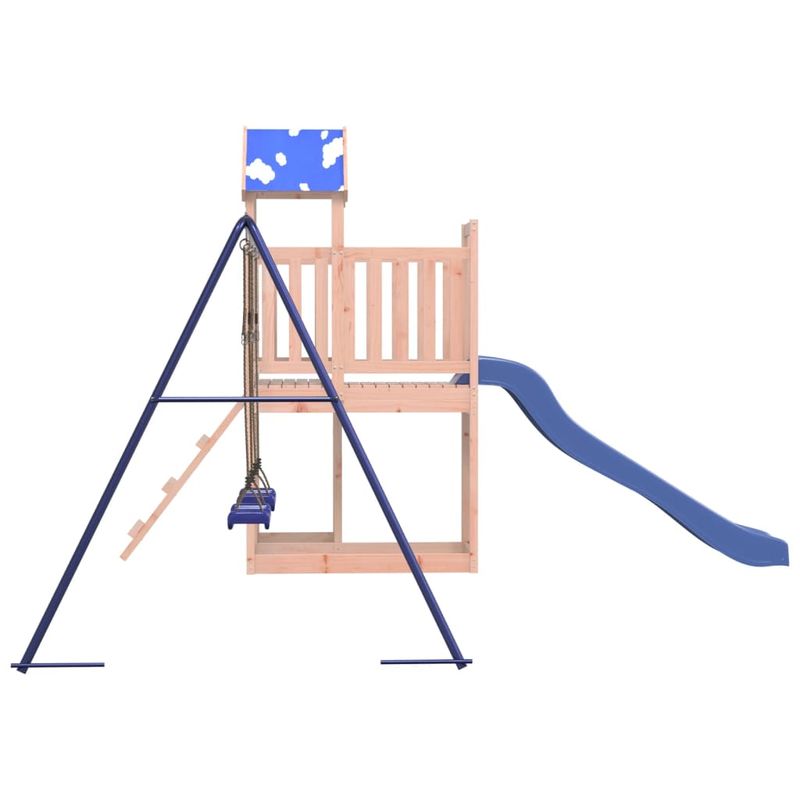 Jucarii, Copii si Bebe - Jucarii si jocuri - Jucarii de exterior - Spatii de joaca si accesorii - Set de joaca pentru exterior, lemn masiv de douglas - Infinity.ro
