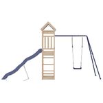 Jucarii, Copii si Bebe - Jucarii si jocuri - Jucarii de exterior - Spatii de joaca si accesorii - Set de joaca pentru exterior, lemn masiv de pin - Infinity.ro