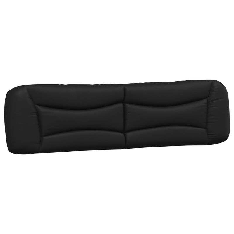 Casa si Gradina - Mobilier - Paturi si accesorii - Paturi - Pat cu saltea, negru, 200x200 cm, piele ecologica - Infinity.ro