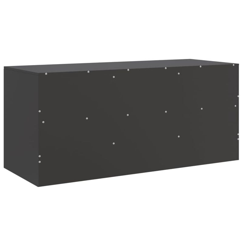 Casa si Gradina - Mobilier - Comode si corpuri - Comode - Comoda TV, negru, 99x39x44 cm, otel - Infinity.ro