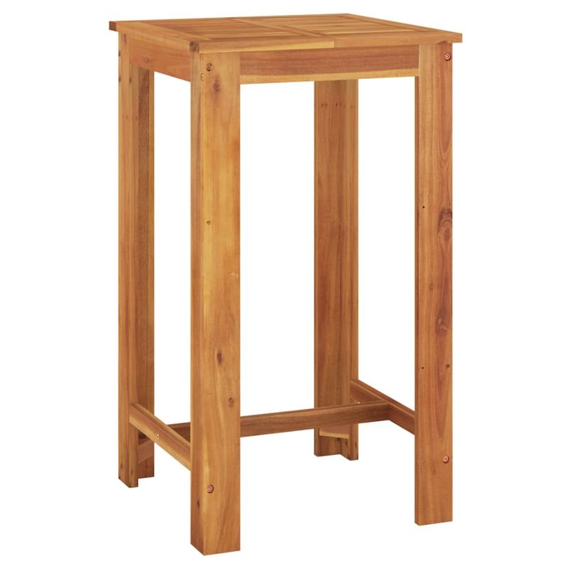Casa si Gradina - Gradina si terasa - Mobilier exterior - Seturi mobila gradina - Set bar de gradina, 3 piese, gri, lemn masiv acacia/ poliratan - Infinity.ro
