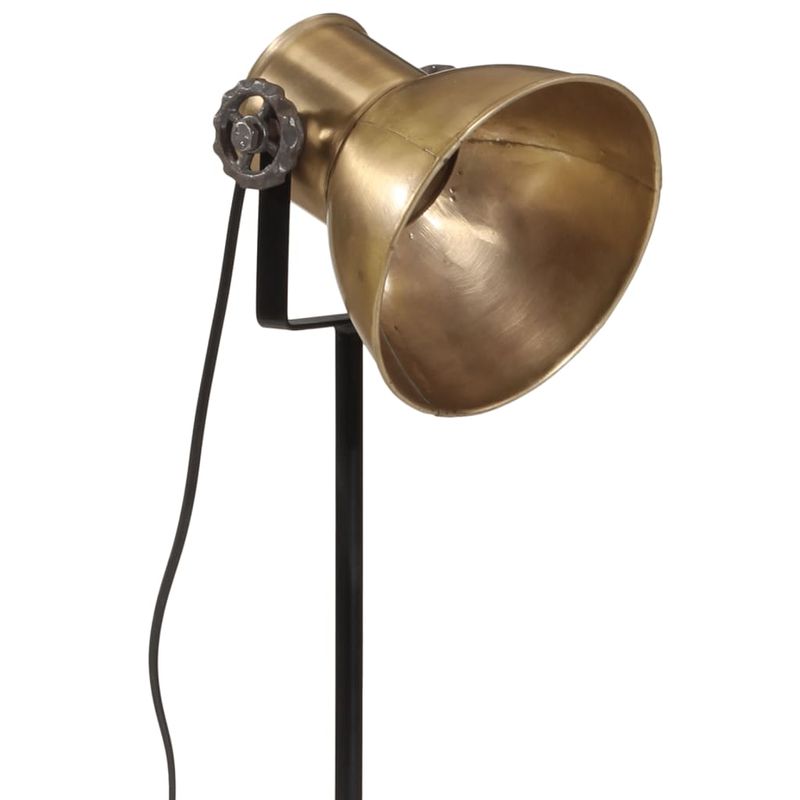 Casa si Gradina - Corpuri si surse de iluminat - Veioze si lampi - Lampadare - Lampa de podea 25 W, alama antichizata, 35x35x65/95 cm, E27 - Infinity.ro