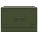 Casa si Gradina - Mobilier - Mese si birouri - Masute de cafea - Masuta de cafea, verde masliniu, 67x50x44 cm, otel - Infinity.ro