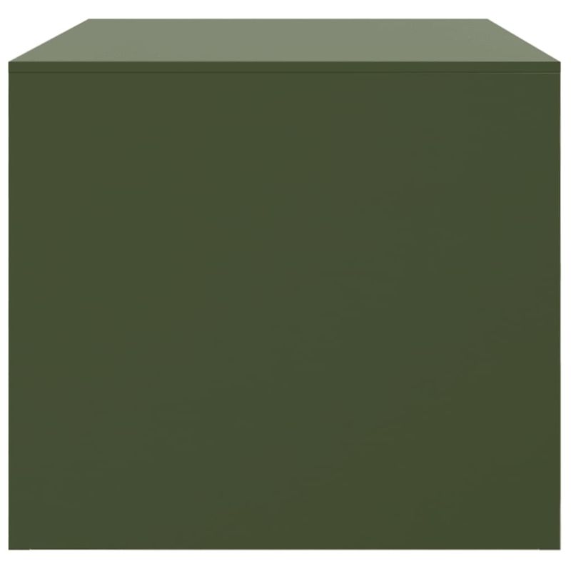 Casa si Gradina - Mobilier - Mese si birouri - Masute de cafea - Masuta de cafea, verde masliniu, 67x50x44 cm, otel - Infinity.ro