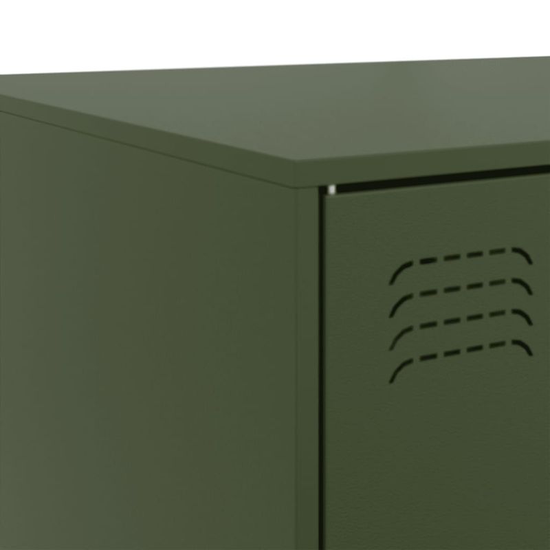 Casa si Gradina - Mobilier - Mese si birouri - Masute de cafea - Masuta de cafea, verde masliniu, 67x50x44 cm, otel - Infinity.ro