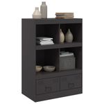 Casa si Gradina - Mobilier - Comode si corpuri - Corpuri bucatarie - Dulap inalt, negru, 67x39x95 cm, otel - Infinity.ro