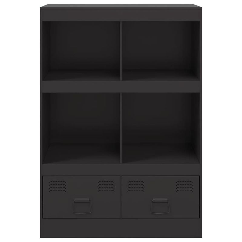 Casa si Gradina - Mobilier - Comode si corpuri - Corpuri bucatarie - Dulap inalt, negru, 67x39x95 cm, otel - Infinity.ro