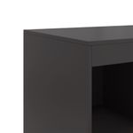Casa si Gradina - Mobilier - Comode si corpuri - Corpuri bucatarie - Dulap inalt, negru, 67x39x95 cm, otel - Infinity.ro