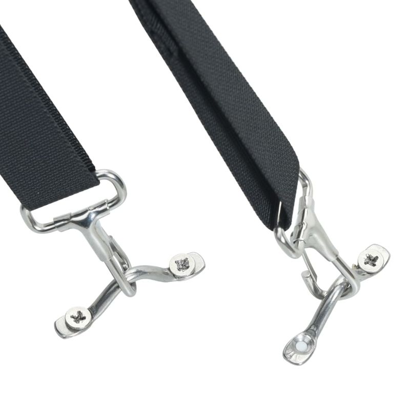 Auto si Moto - Ambarcatiuni - Accesorii ambarcatiuni - Parasolar Bimini 3 arcuri pereti din plasa 183x(137-152)x137 cm, antracit și negru - Infinity.ro