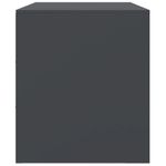 Casa si Gradina - Mobilier - Comode si corpuri - Comode - Comoda TV, 2 buc., antracit, 67x39x44 cm, otel - Infinity.ro