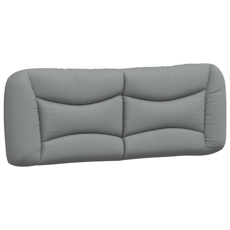 Casa si Gradina - Mobilier - Paturi si accesorii - Paturi - Pat cu saltea, gri deschis, 140x190 cm, textil - Infinity.ro
