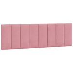 Casa si Gradina - Mobilier - Paturi si accesorii - Paturi - Pat cu saltea, roz, 160x200 cm, catifea - Infinity.ro