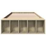 Casa si Gradina - Mobilier - Paturi si accesorii - Paturi - Cadru de pat, stejar sonoma, 100x200 cm, lemn prelucrat - Infinity.ro