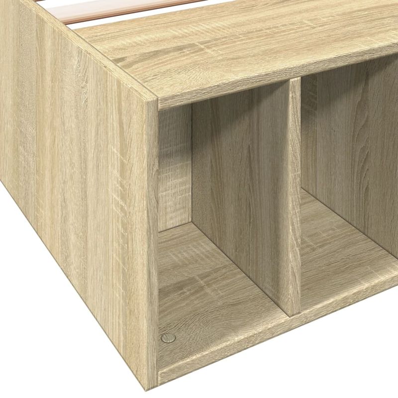 Casa si Gradina - Mobilier - Paturi si accesorii - Paturi - Cadru de pat, stejar sonoma, 100x200 cm, lemn prelucrat - Infinity.ro