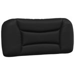 Casa si Gradina - Mobilier - Paturi si accesorii - Paturi - Pat cu saltea, negru si alb, 90x190 cm, piele ecologica - Infinity.ro