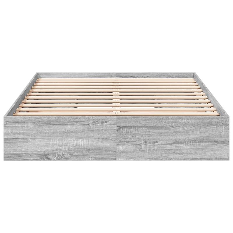 Casa si Gradina - Mobilier - Paturi si accesorii - Paturi - Cadru de pat cu sertare gri sonoma 150x200 cm lemn prelucrat - Infinity.ro