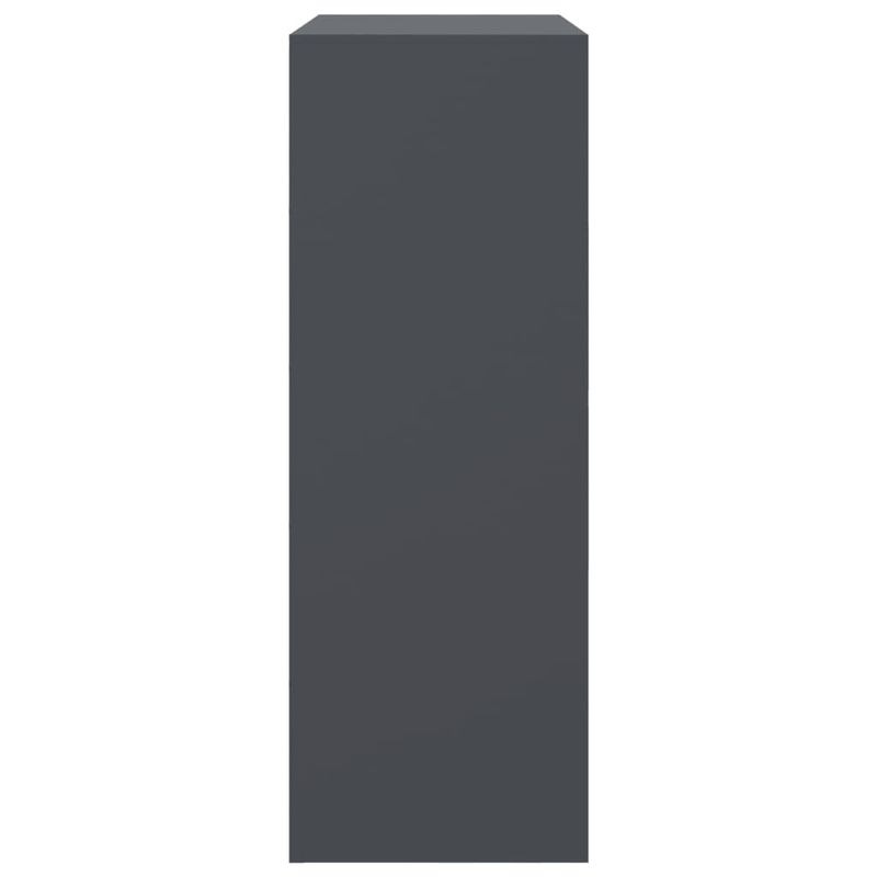 Casa si Gradina - Mobilier - Comode si corpuri - Comode - Servanta, antracit, 67x39x107 cm, otel - Infinity.ro