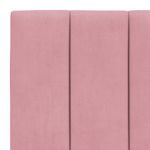Casa si Gradina - Mobilier - Paturi si accesorii - Paturi - Pat cu saltea, roz, 80x200 cm, catifea - Infinity.ro