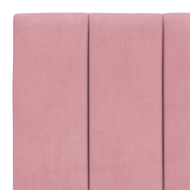 Casa si Gradina - Mobilier - Paturi si accesorii - Paturi - Pat cu saltea, roz, 80x200 cm, catifea - Infinity.ro