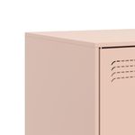 Casa si Gradina - Mobilier - Comode si corpuri - Comode - Dulapuri TV 2 buc Roz 67x39x44 cm Otel - Infinity.ro