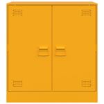 Casa si Gradina - Mobilier - Comode si corpuri - Comode - Noptiera, galben mustar, 67x39x73 cm otel - Infinity.ro