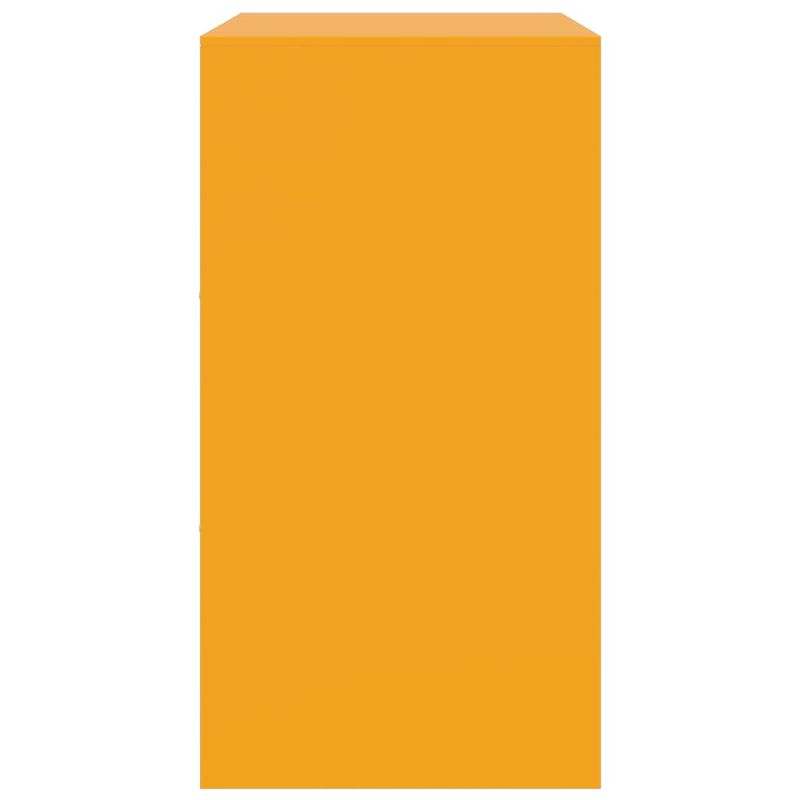 Casa si Gradina - Mobilier - Comode si corpuri - Comode - Noptiera, galben mustar, 67x39x73 cm otel - Infinity.ro