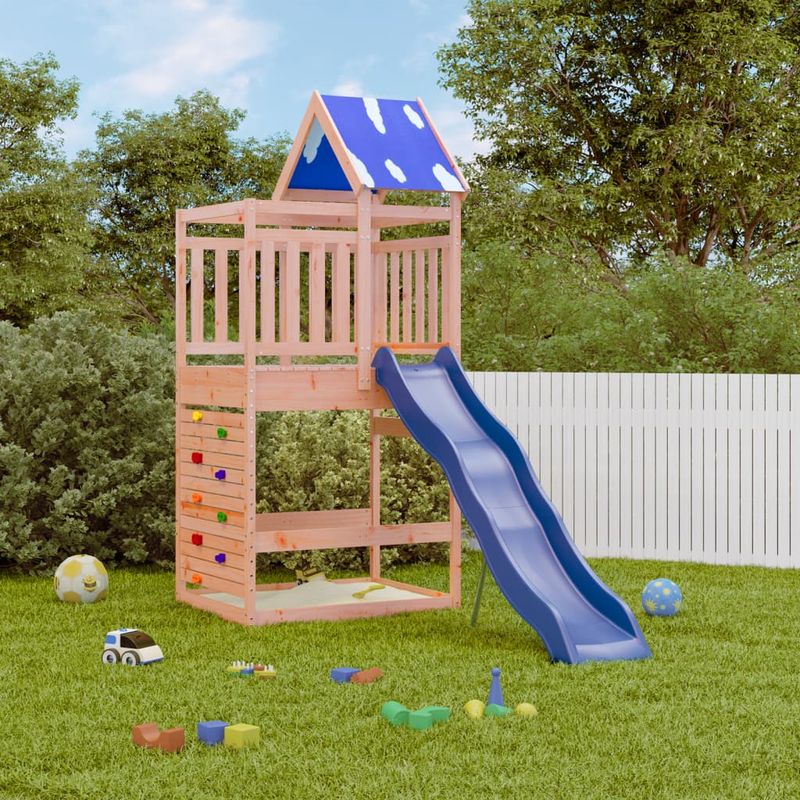 Jucarii, Copii si Bebe - Jucarii si jocuri - Jucarii de exterior - Spatii de joaca si accesorii - Set de joaca pentru exterior, lemn masiv de douglas - Infinity.ro