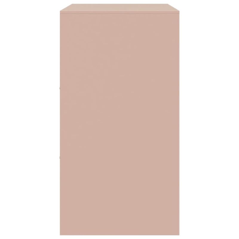 Casa si Gradina - Mobilier - Comode si corpuri - Comode - Comoda Roz 67x39x73 cm otel - Infinity.ro