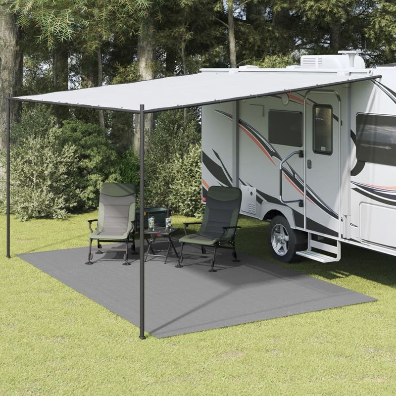 Sport si Outdoor - Camping - Accesorii corturi - Covoras de camping, antracit, 5x3 m - Infinity.ro