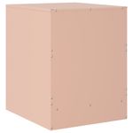 Casa si Gradina - Mobilier - Comode si corpuri - Noptiere - Noptiere, 2 buc., roz, 34,5x39x44 cm, otel - Infinity.ro