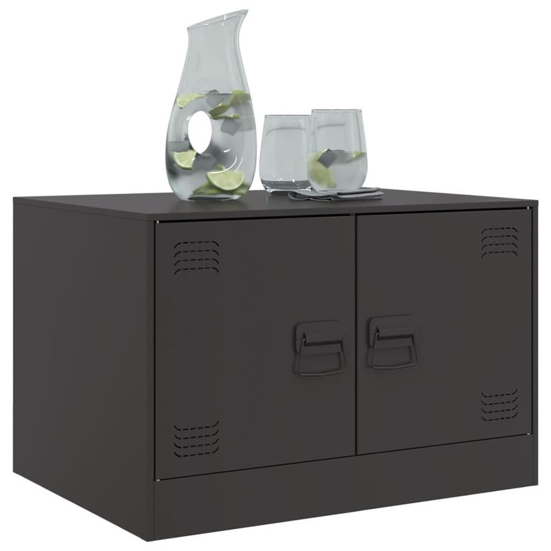 Casa si Gradina - Mobilier - Mese si birouri - Masute de cafea - Masuta de cafea, negru, 67x50x44 cm, otel - Infinity.ro