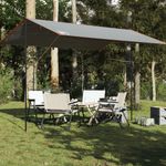 Sport si Outdoor - Camping - Copertine si adaposturi - Prelata de camping, gri și portocaliu, 400x294 cm, impermeabila, material oxford - Infinity.ro