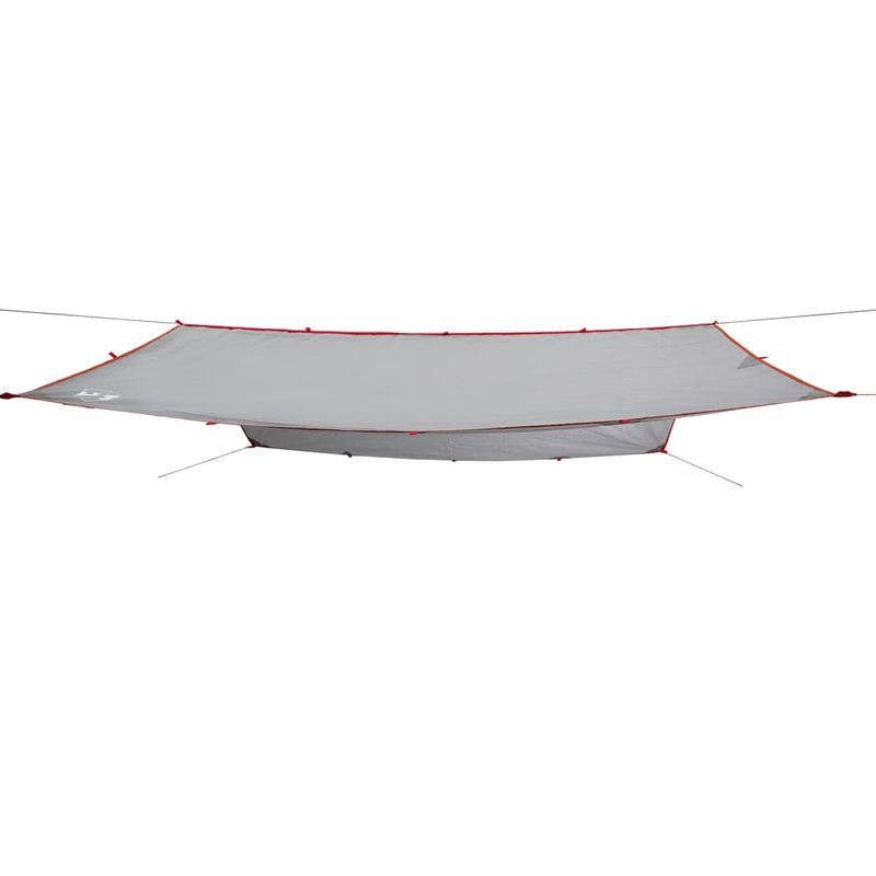 Sport si Outdoor - Camping - Copertine si adaposturi - Prelata de camping, gri și portocaliu, 400x294 cm, impermeabila, material oxford - Infinity.ro