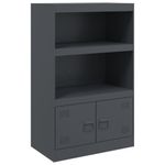 Casa si Gradina - Mobilier - Comode si corpuri - Comode - Servanta, antracit, 67x39x107 cm, otel - Infinity.ro