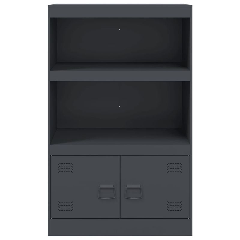 Casa si Gradina - Mobilier - Comode si corpuri - Comode - Servanta, antracit, 67x39x107 cm, otel - Infinity.ro