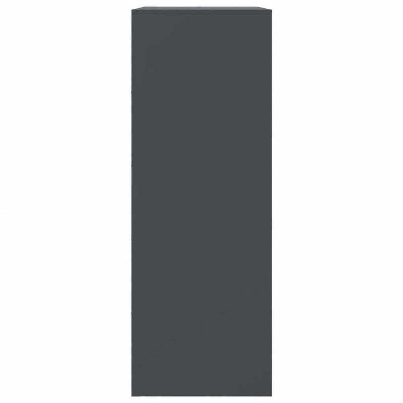 Casa si Gradina - Mobilier - Comode si corpuri - Comode - Servanta, antracit, 67x39x107 cm, otel - Infinity.ro