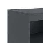 Casa si Gradina - Mobilier - Comode si corpuri - Comode - Servanta, antracit, 67x39x107 cm, otel - Infinity.ro