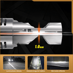 Auto si Moto - Electrice auto - Iluminare si semnalizare - Becuri auto - Set 2 Becuri LED H7 5400 lumeni, mini all-in-one cu ventilator, 400% super luminozitate 6500K alb rece - Infinity.ro