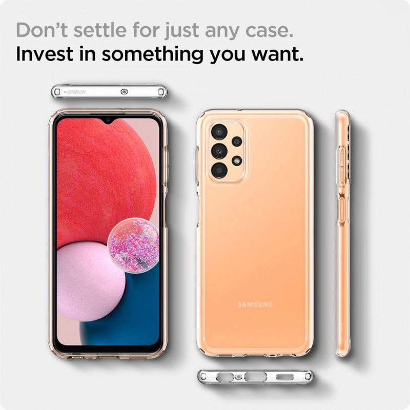 Laptop, Telefoane si Tablete - Telefoane mobile si accesorii - Accesorii Telefoane - Huse telefoane - Husa pentru Samsung Galaxy A13 4G - Spigen Ultra Hybrid - Transparent - Infinity.ro